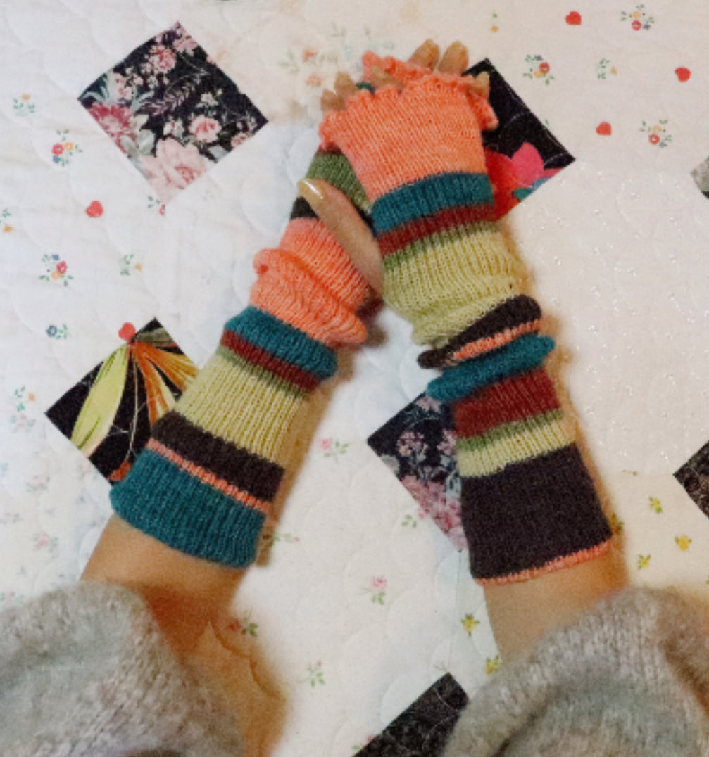 Lazy Friday Mitts _ 日本語パターン