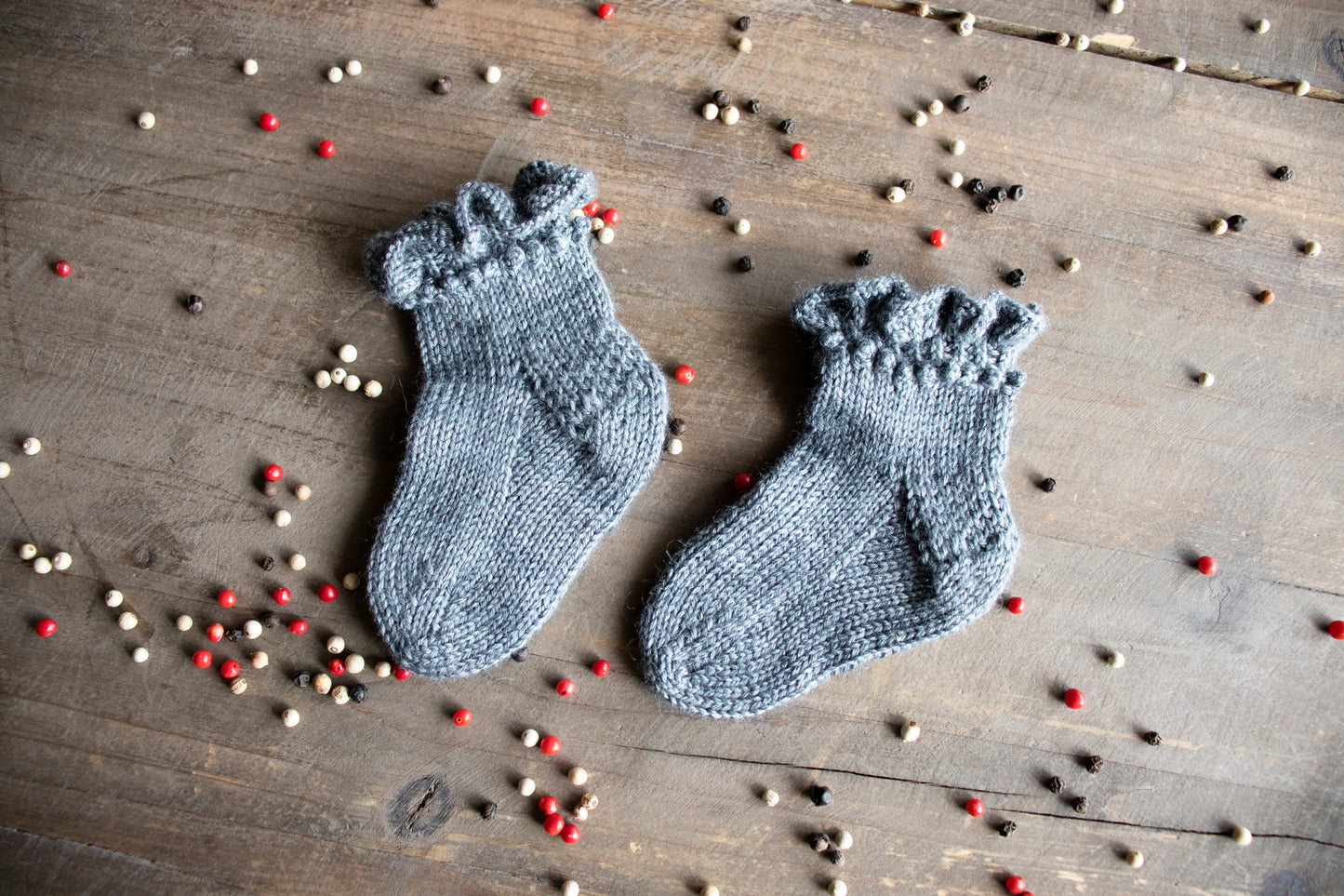 Peppercorn Socks _ 日本語パターン