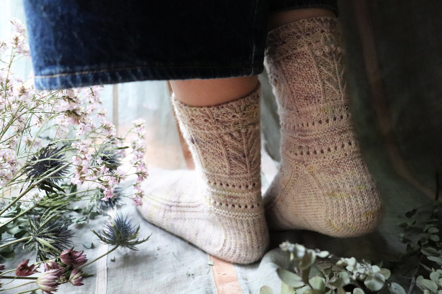 Promnade Socks _ 日本語パターン
