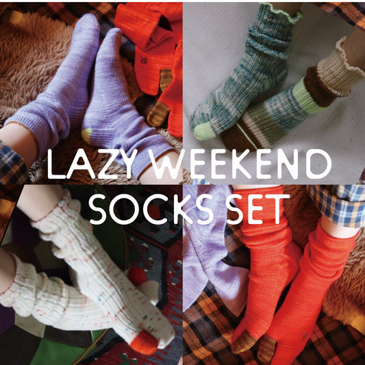 Lazy Weekend Sock Set _ 日本語パターン