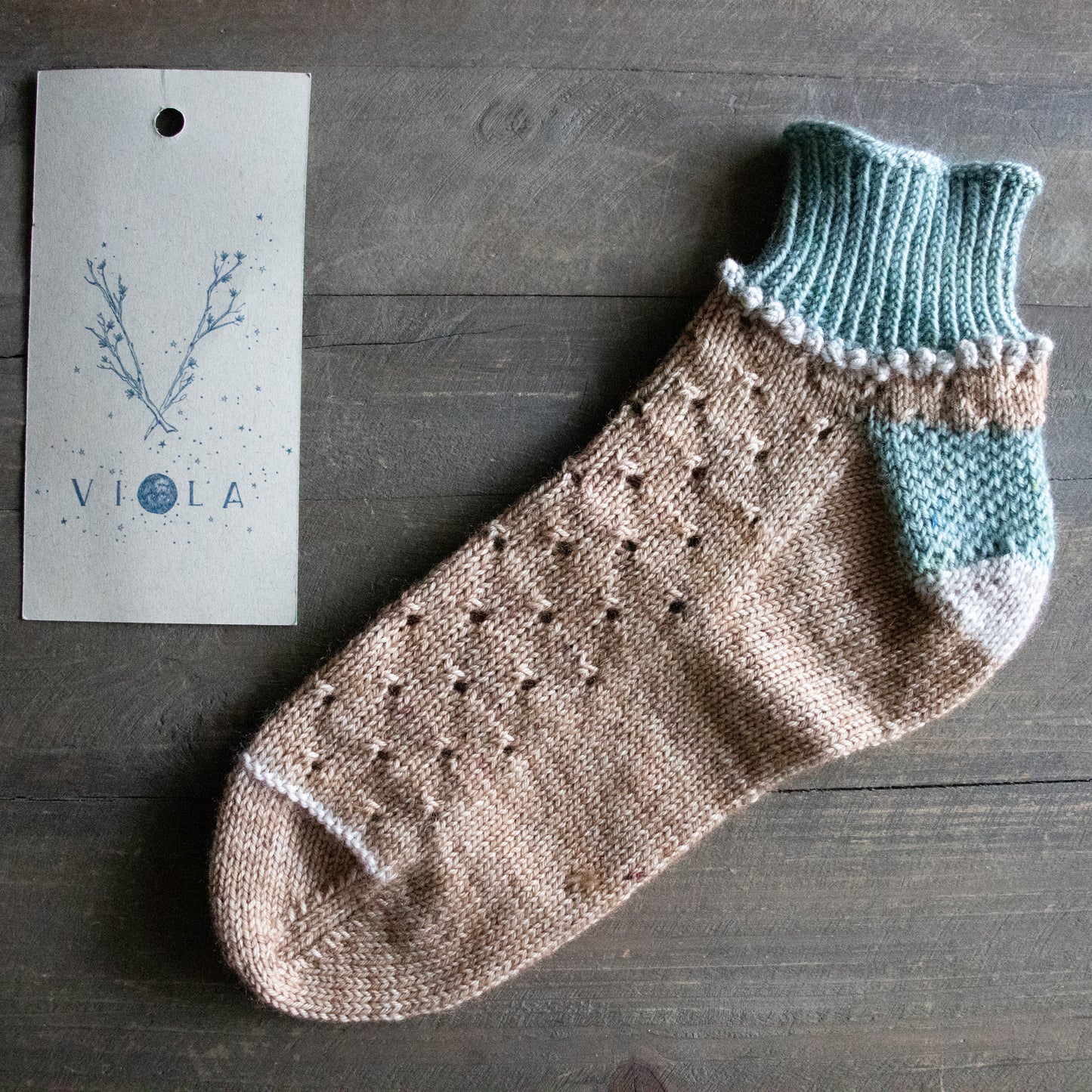 Peppercorn Socks _ 日本語パターン